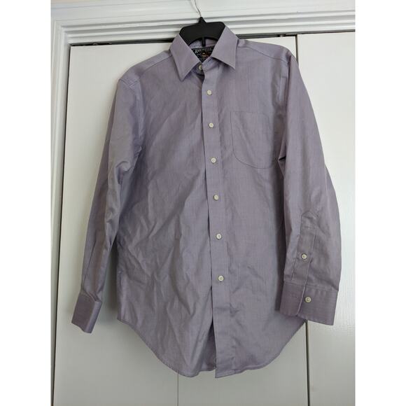 American Living Long Sleeve Button Down Shirt Men's 15 32/33 Purple 100% Cotton - Picture 2 of 6
